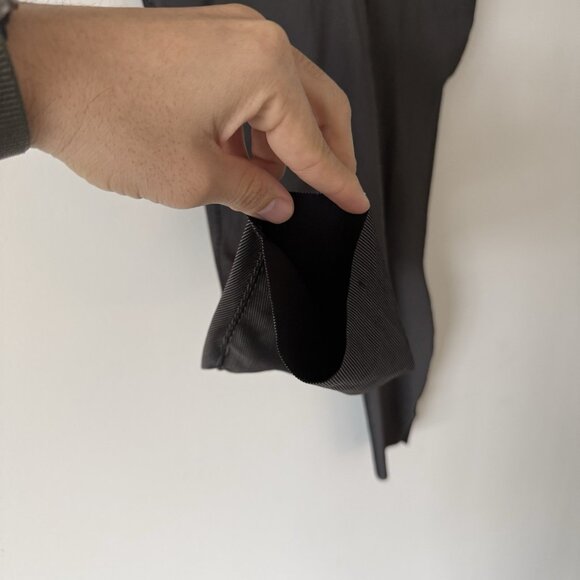 Lululemon Base Pace High Rise Tight Leggings 24" Gray Black Ribbed Sz 14 Pocket - Picture 4 of 14